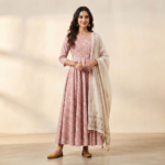 Mustard Printed Feeding Kurti with Dupatta - Image 2